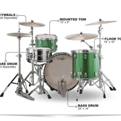 Ludwig Classic Maple 3-Piece Pro Beat Shell Pack With 24