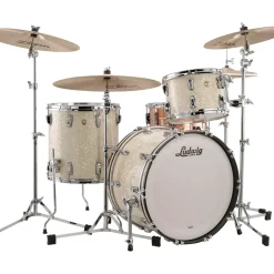 Ludwig Classic Maple 3-Piece Fab Shell Pack With 22" Bass Drum Vintage Marine Pearl