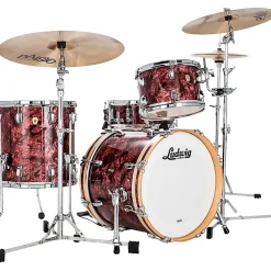 Ludwig Classic Maple 3-Piece Jazzette Shell Pack With 18" Bass Drum Burgundy Pearl