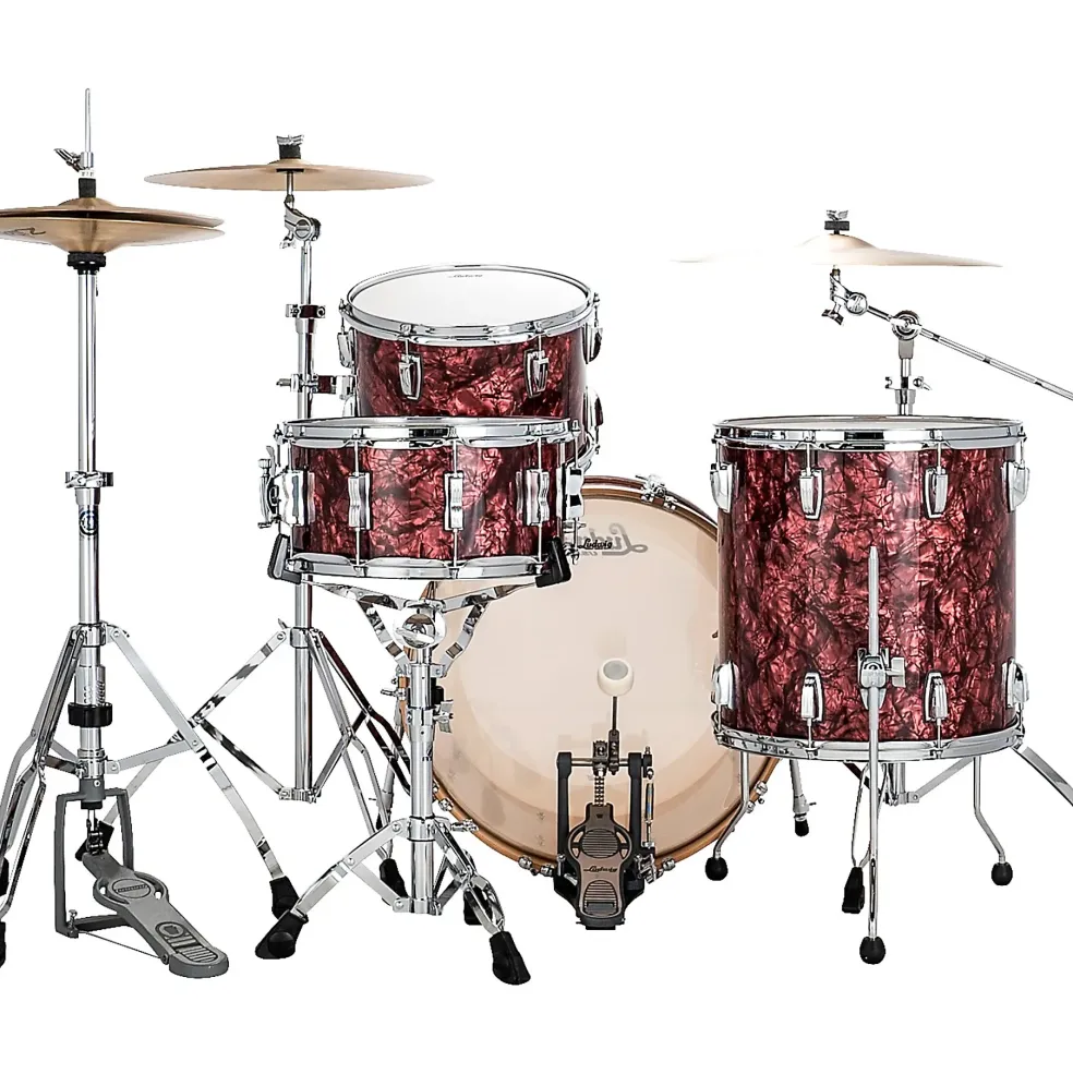Ludwig Classic Maple 3-Piece Fab Shell Pack With 22" Bass Drum Burgundy Pearl