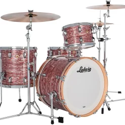 Ludwig Classic Maple 3-Piece Downbeat Shell Pack Pink Oyster