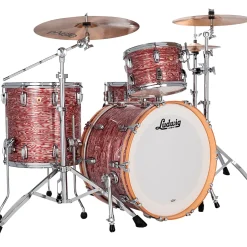 Ludwig Classic Maple 3-Piece Fab Shell Pack Pink Oyster