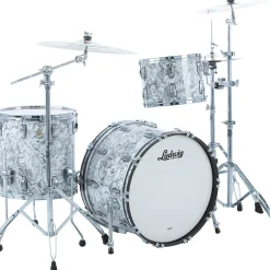 Ludwig Classic Maple 3-Piece Fab Shell Pack With 22" Bass Drum White Mosaic