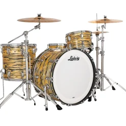 Ludwig Legacy Mahogany 3-Piece Pro Beat Shell Pack With 24" Bass Drum Lemon Oyster
