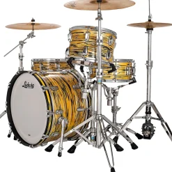 Ludwig Legacy Mahogany 3-Piece Fab Shell Pack with 22 in. Bass Drum Lemon Oyster