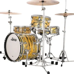 Ludwig Legacy Mahogany 3-Piece Jazzette Shell Pack with 18 in. Bass Drum Lemon Oyster