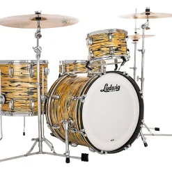Ludwig Legacy Maple 3-Piece Downbeat Shell Pack with 20 in. Bass Drum Lemon Oyster