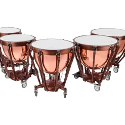 Ludwig Professional Series Polished Copper Timpani Set with Gauge 20, 23, 26, 29, 32 in.