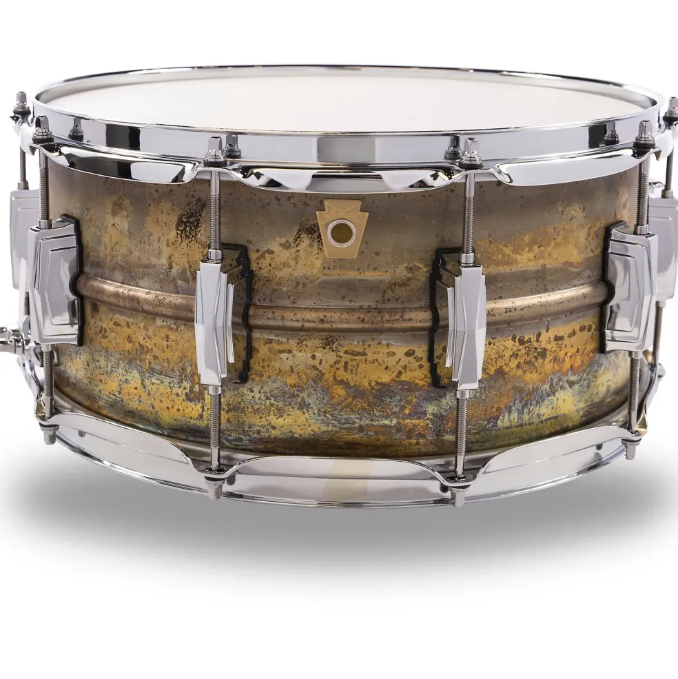 Ludwig Raw Brass Snare Drum 14 x 6.5 in.