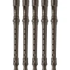 Lyons 3-Piece Recorder Baroque Fingering Brown 5-Pack