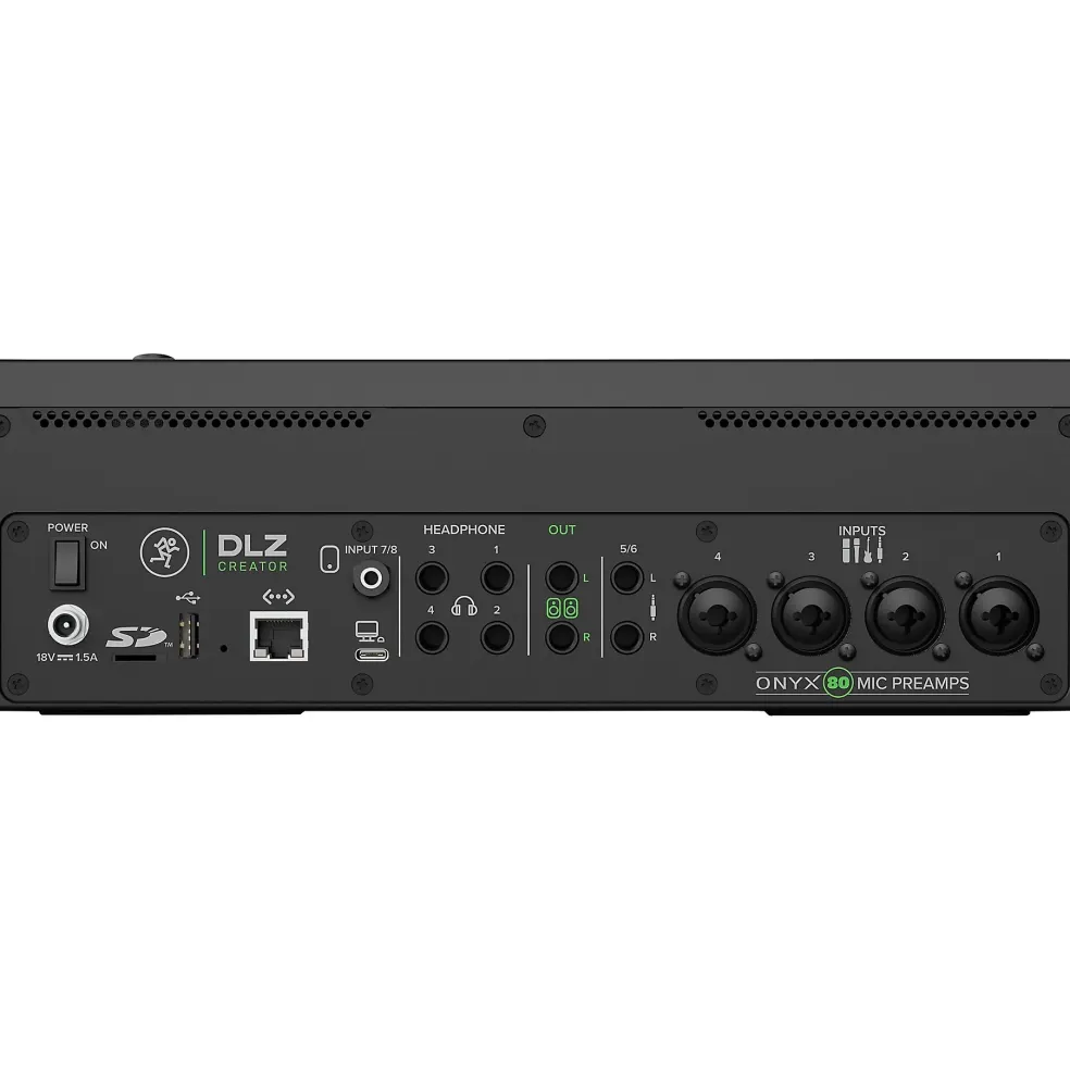 Mackie DLZ Creator Adaptive Digital Mixer for Podcasting and Streaming