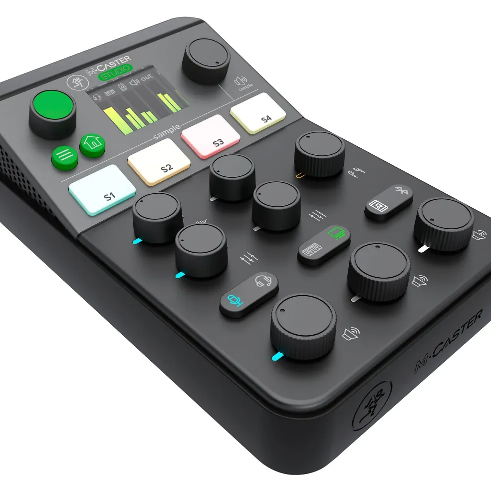 Mackie MCaster Studio Live Streaming Mixer Black