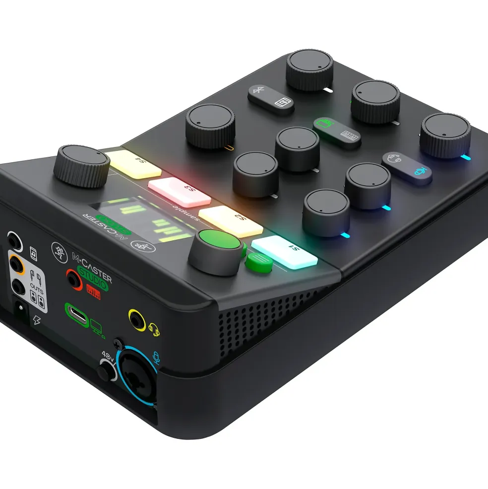 Mackie MCaster Studio Live Streaming Mixer Black
