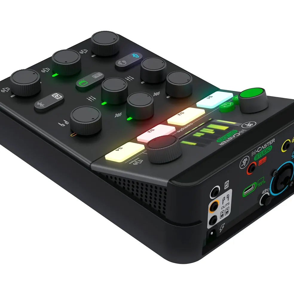 Mackie MCaster Studio Live Streaming Mixer Black