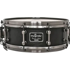 Majestic Concert Black Snare Drum Maple 14x5