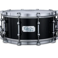 Majestic Opus One Cherry Shell Concert Snare Drum 14 x 6.5 in. Piano Black