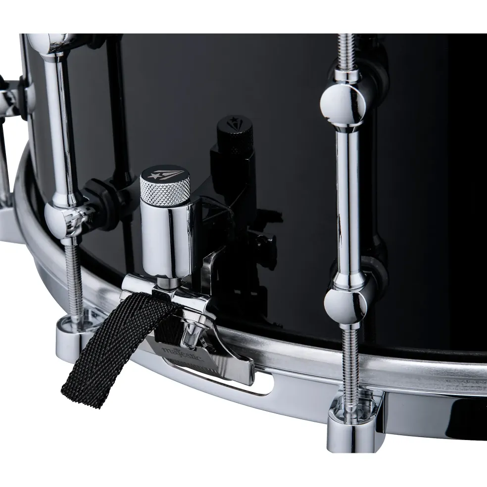 Majestic Opus One Cherry Shell Concert Snare Drum 14 x 6.5 in. Piano Black
