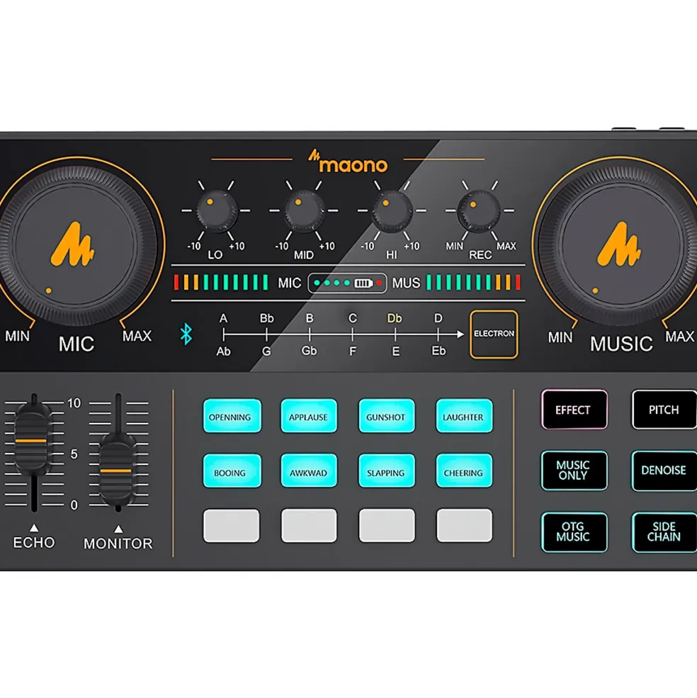 maono MAONOCASTER Lite Portable All-In-One Podcast Production Studio