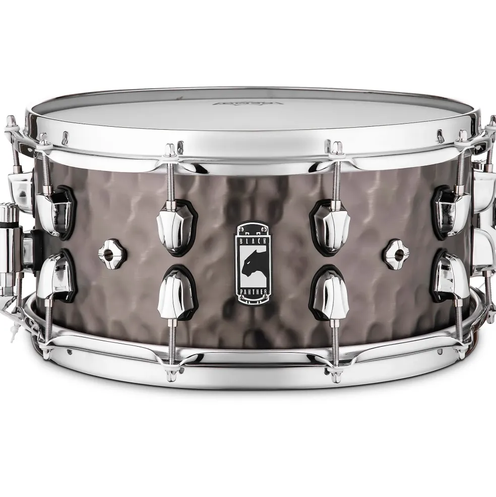 Mapex Black Panther Persuader Snare Drum 14 x 6.5 in. Hammered Brass Antique Nickel Plated