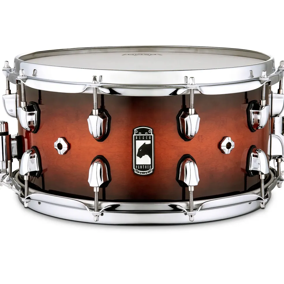 Mapex Black Panther Solidus Snare Drum 14 x 7 in. Red Black Burst
