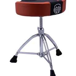 Mapex Leatherette Breathable Saddle Throne Brown
