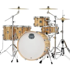 Mapex Limited Edition Mars Series 5 Piece Crossover Shell Pack With 22" Bass Drum Driftwood Chrome