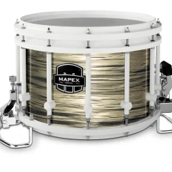 Mapex Quantum Agility Drums on Demand Series 14" White Marching Snare Drum 14 x 10 in. Natural Shale