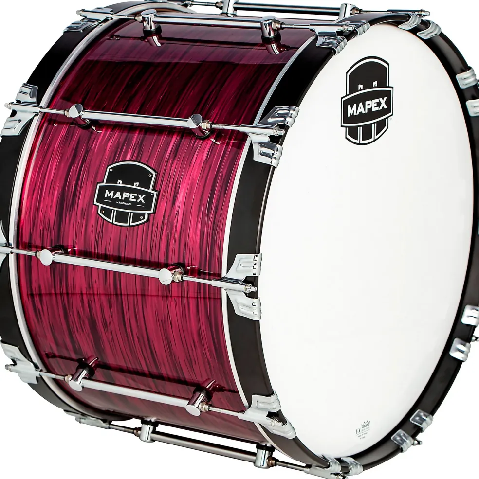 Mapex Quantum Mark II Drums on Demand Series Burgundy Ripple Bass Drum 18 in.