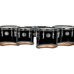 Mapex Quantum Mark II Series Classic Cut Tenor Large Marching Sextet 6, 8, 10, 12, 13, 14 in. Gloss Black
