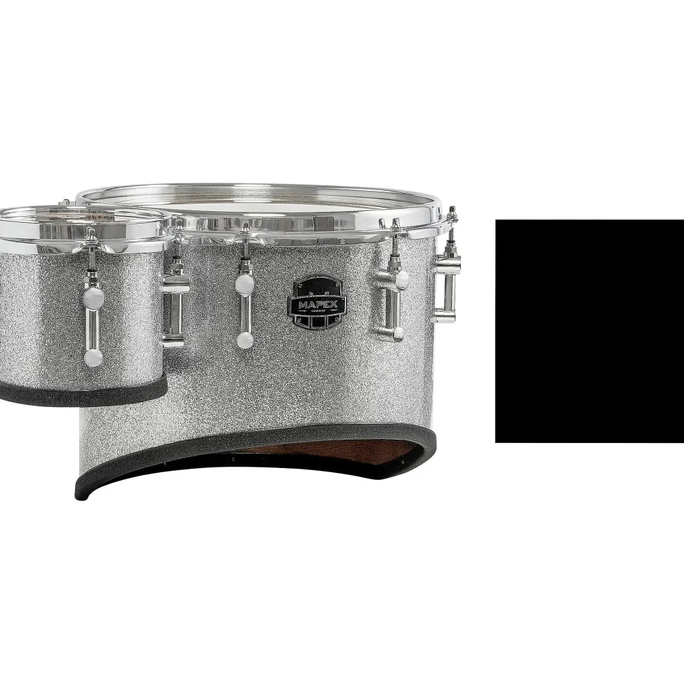 Mapex Quantum Mark II Series California Cut Single Marching Tenor & Shot Drum 6, 14 in. Gloss Black