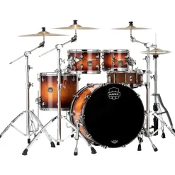 Mapex Saturn Evolution Classic Birch 4-Piece Shell Pack With 22" Bass Drum Exotic Sunburst