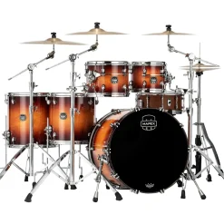 Mapex Saturn Evolution Workhorse Maple 5-Piece Shell Pack With 22" Bass Drum Exotic Sunburst