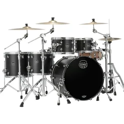 Mapex Saturn Studioease 5-Piece Shell Pack With 22" Bass Drum Satin Black