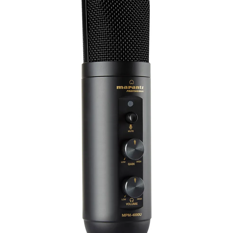 Marantz Professional MPM-4000U USB Podcasting Microphone With Built-in Mixer and Headphone Output