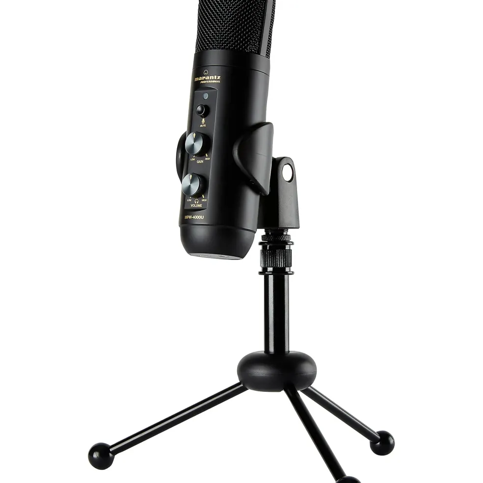 Marantz Professional MPM-4000U USB Podcasting Microphone With Built-in Mixer and Headphone Output