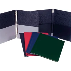Marlo Plastics Choral Folder 9-1/4 x 12 with 7 Elastic Stays and 2 Expanded Horizontal Pockets Blue