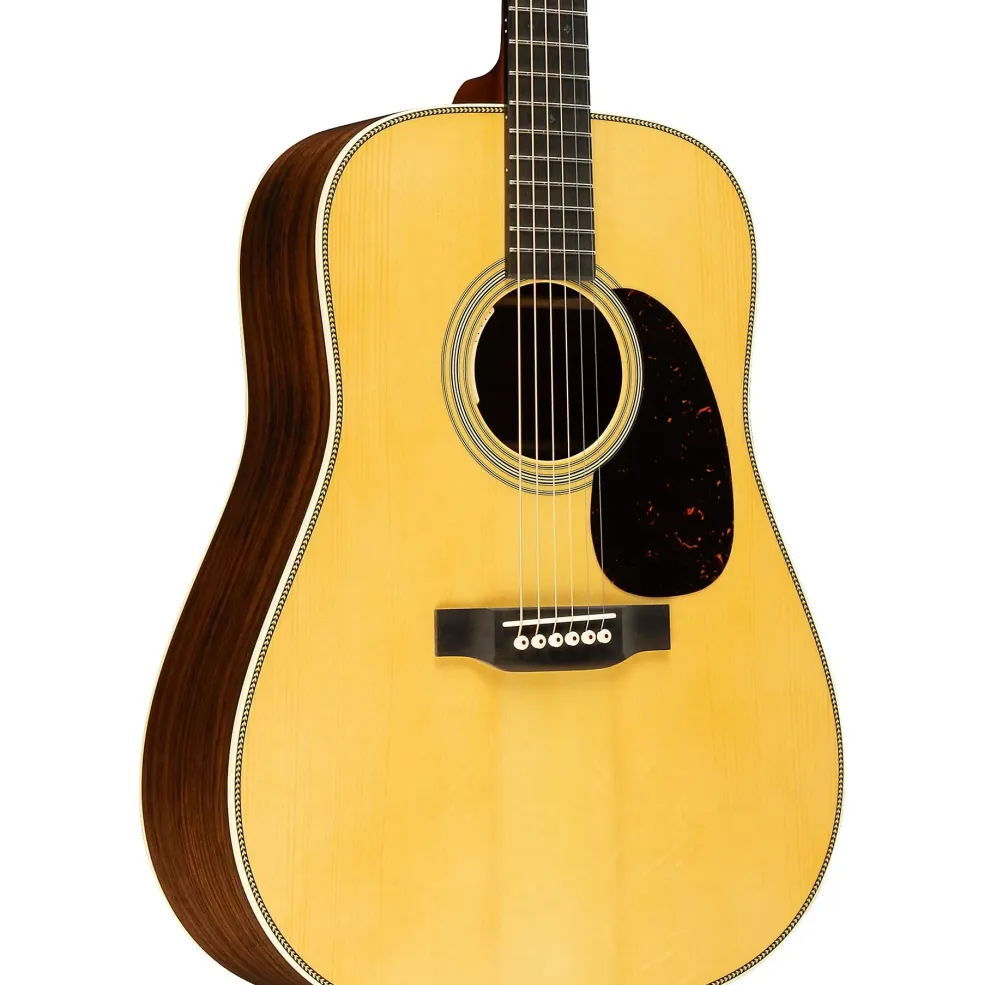Martin Custom Shop 28 HD Style Adirondack Spruce-East Indian Rosewood Dreadnought Acoustic-Electric Guitar Natural
