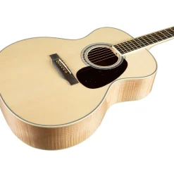Martin Custom Shop 28 Style Dreadnought Premium Madagascar-Bearclaw Spruce Top Acoustic Guitar Natural