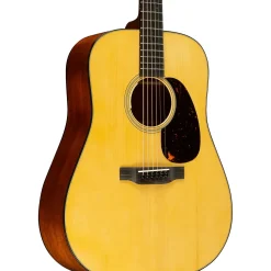 Martin Custom Shop 18 Style Adirondack Spruce-Mahogany Dreadnought Acoustic-Electric Guitar Natural