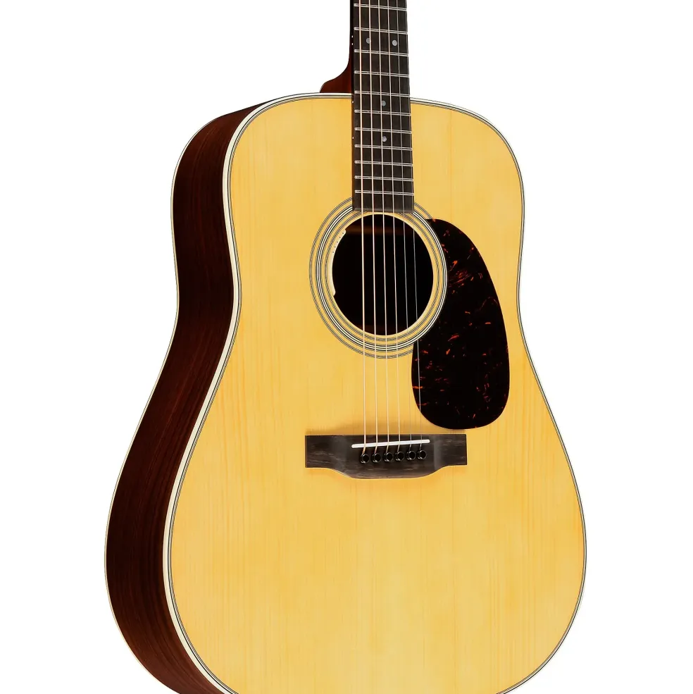 Martin Custom Shop 28 Style Adirondack Spruce-East Indian Rosewood Dreadnought Acoustic-Electric Guitar Natural
