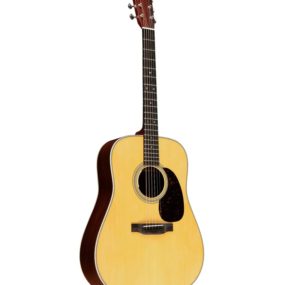 Martin Custom Shop 28 Style Adirondack Spruce-East Indian Rosewood Dreadnought Acoustic-Electric Guitar Natural