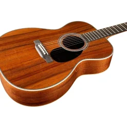 Martin Custom Shop All Flamed Koa OM Acoustic Guitar Natural