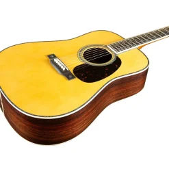 Martin Custom Shop Dreadnought Style 45 Sitka Spruce-Wild Grain East Indian Rosewood Acoustic Guitar Natural