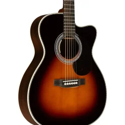 Martin Custom Shop OM Cutaway 1935 European Spruce-East Indian Rosewood Acoustic-Electric Guitar Sunburst