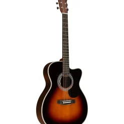 Martin Custom Shop OM Cutaway 1935 European Spruce-East Indian Rosewood Acoustic-Electric Guitar Sunburst