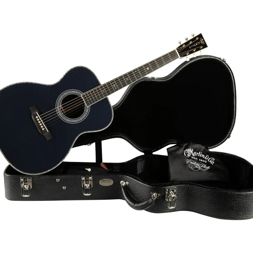 Martin Custom Shop OM Style 41 VTS Adirondack-East Indian Rosewood Acoustic Guitar Natural