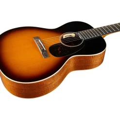 Martin Custom Shop Slope Shoulder Sitka Spruce VTS-Flamed Mahogany Grand Concert Acoustic-Electric Guitar Whiskey Sunset Burst