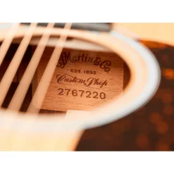 Martin Custom Shop Special D28 Dreadnought Bearclaw Sitka-Wild Grain East Indian Rosewood Acoustic Guitar Natural