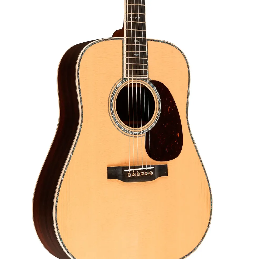 Martin D-45 Modern Deluxe Acoustic Guitar Natural