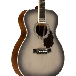 Martin Limited-Edition OM-45 John Mayer Signature Platinum Acoustic Guitar Gray Sunburst